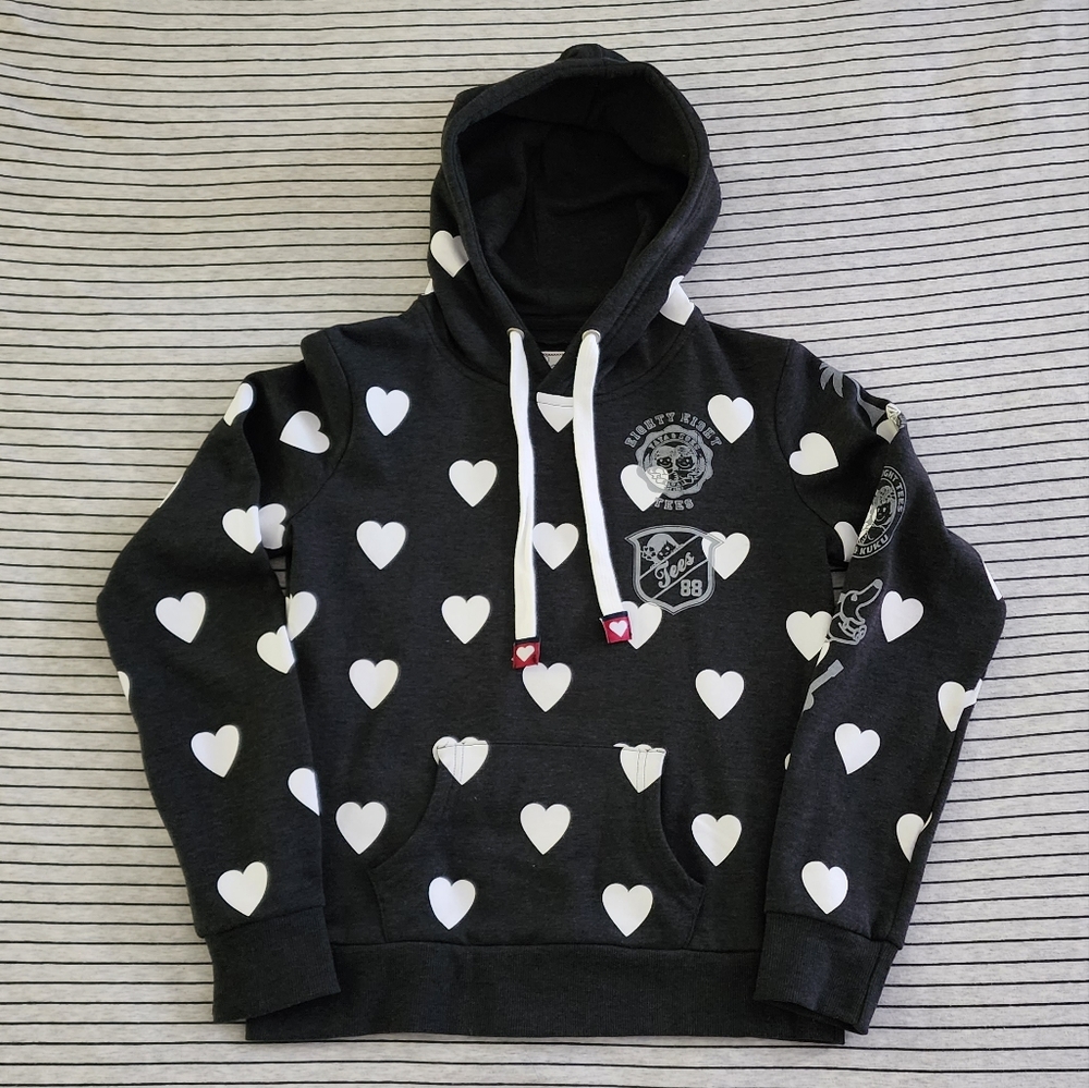 Eighty Eight Tees Heart Sweater